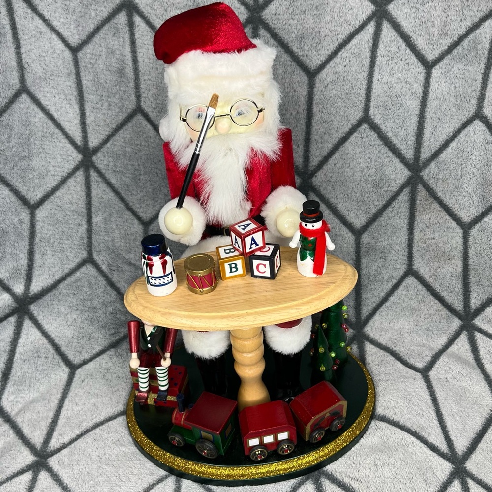 Vintage Bombay 14” Santa’s Workshop Nutcracker C1